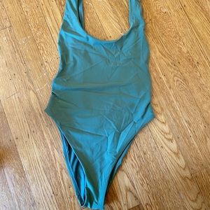 High cut Aerie one piece
